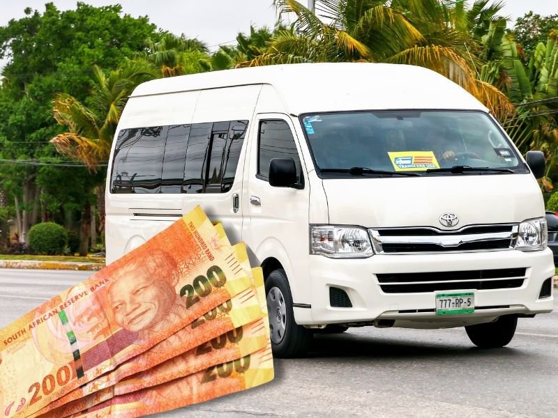 Taxi and R200 notes