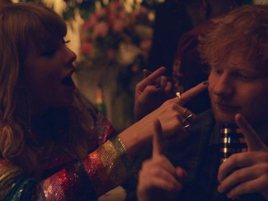 Taylor swift ed sheeran end game video image