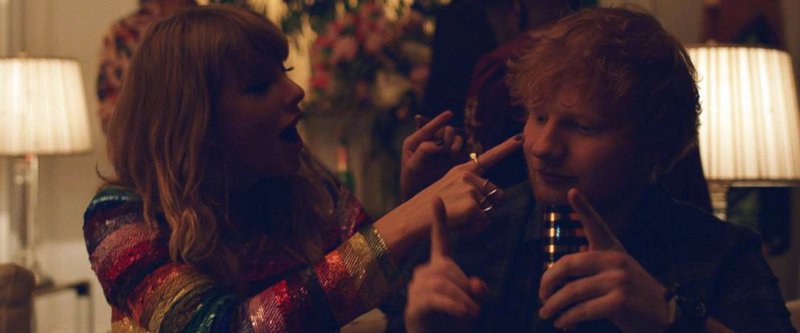 Taylor swift ed sheeran end game video image