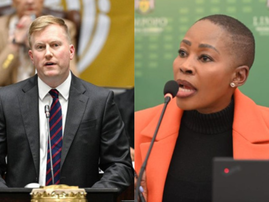 Tebogo Malaka and Dean Macpherson