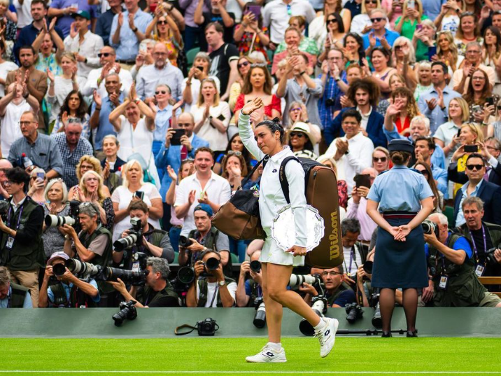 Jabeur's reaction tugged at the heartstrings, so much so that she was comforted by the Princess of Wales, bringing back memories of when Czech Jana Novotná cried on the shoulder of the Duchess of Kent during the trophy presentation in 1993.