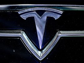 Tesla badge
