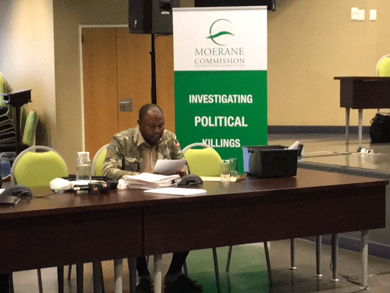 Thabiso Zulu, friend of slain councillor, Sindiso Magaqa testifies at Moerane