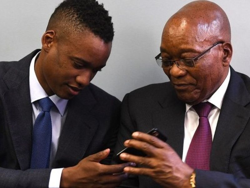 Duduzani Zuma and father