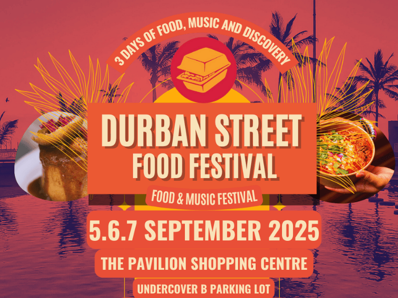 The Durban Street Food Festival banner