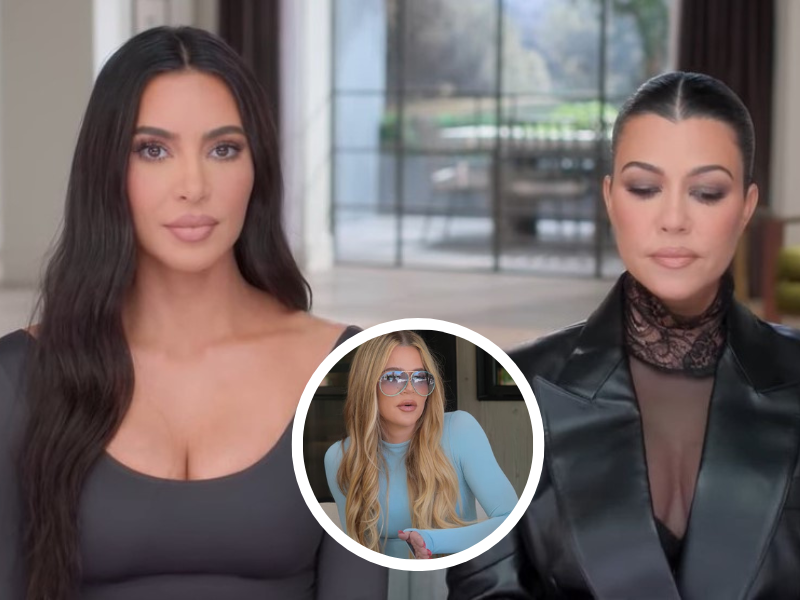 Kourtney and Kim Kardashian
