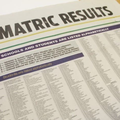The Matric results 2025 in the newspaper