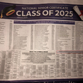 The Matric results newspaper