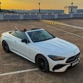 The Mercedes Benz CLE 200, a convertible for fun in the sun.