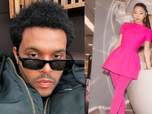 The Weeknd and Ariana Grande