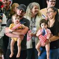 The first group of white Afrikaners to arrive in the United States for resettlement