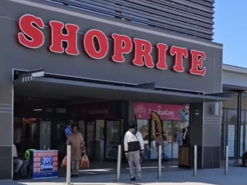 The front of a Shoprite store in Angola
