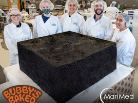 The World's biggest pot brownie is equivalent to 66 joints of marijuana...