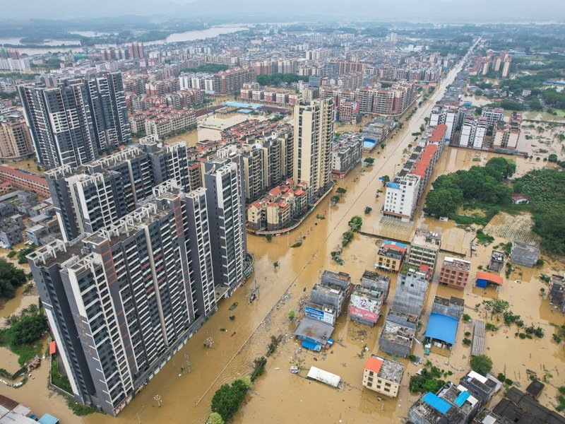 Three dead, tens of thousands evacuated as storms strike south China