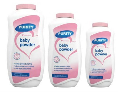 Purity Essential Baby Powder recalled by Tiger brands