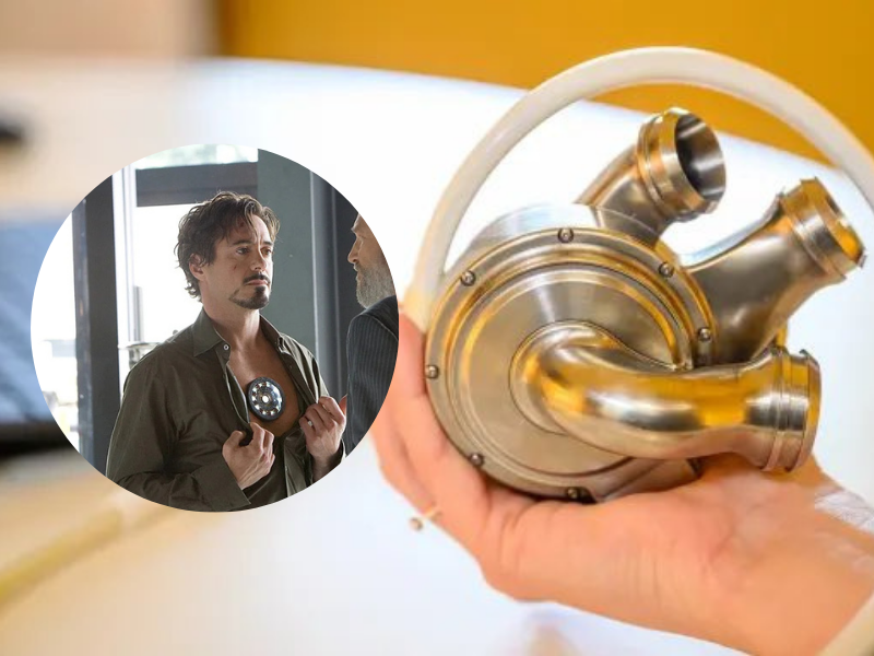 Titanium Person Titanium heart keeps man alive for 104 days