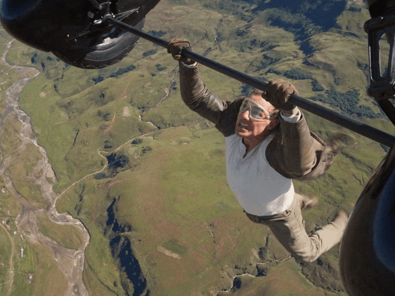 Tom Cruise as Ethan Hunt in Mission Impossible