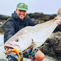 Tom Lee with a beautiful Kob on dropshot tackle