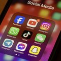 Top social media platforms displaying on phone screen
