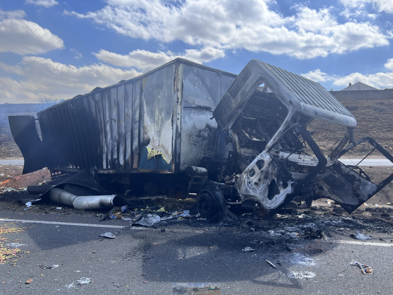 Uneasy calm returns in Slovo Park after truck looted