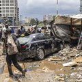 Torrential rains lashed the Kenyan capital Nairobi