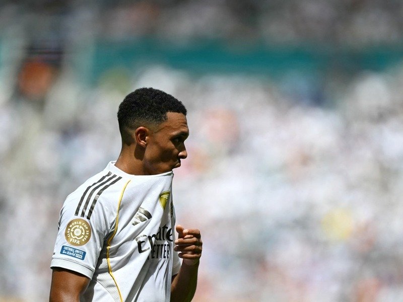 Real Madrid player Trent Alexander-Arnold