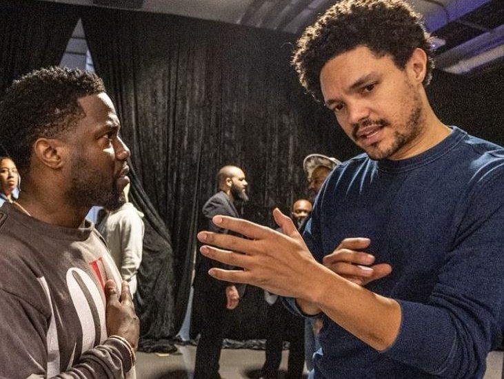 Trevor Noah and Kevin Hart