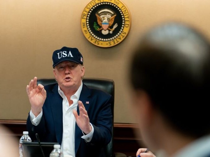 Donald Trump Covid briefing