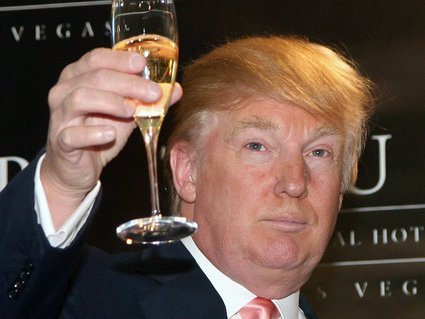 donald trump drinking