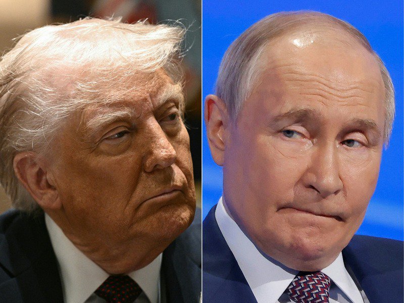 Donald Trump and Vladimir Putin