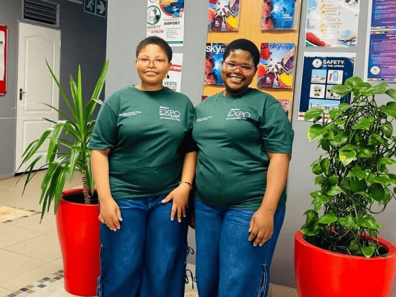 Twins Melokuhle Khuzwayo and Simesihle Khuzwayo