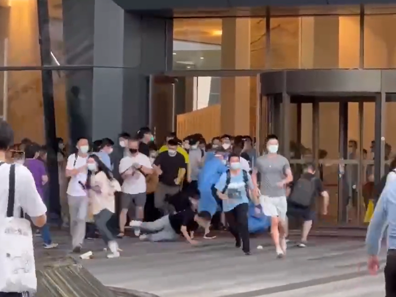 Two Covid scares cause mayhem in Shanghai as crowds escape lockdown