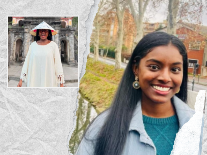 Two South African women living in different parts of the world