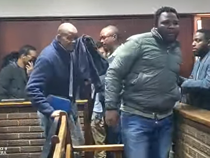Senohe Matsoara and Dr. Nandipha Magudumana's father Zolile Sekeleni  Thabo Bester