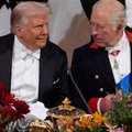 US President Donald Trump and Britain's King Charles III
