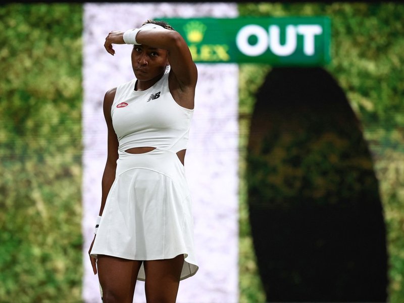 US player Cocoi Gauff at Wimbledon 2024