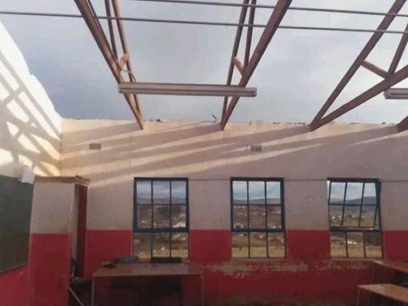 Ugu school roof collapse injures four children