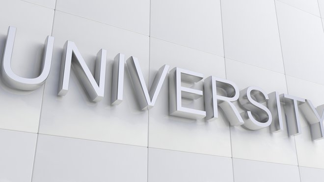 University sign