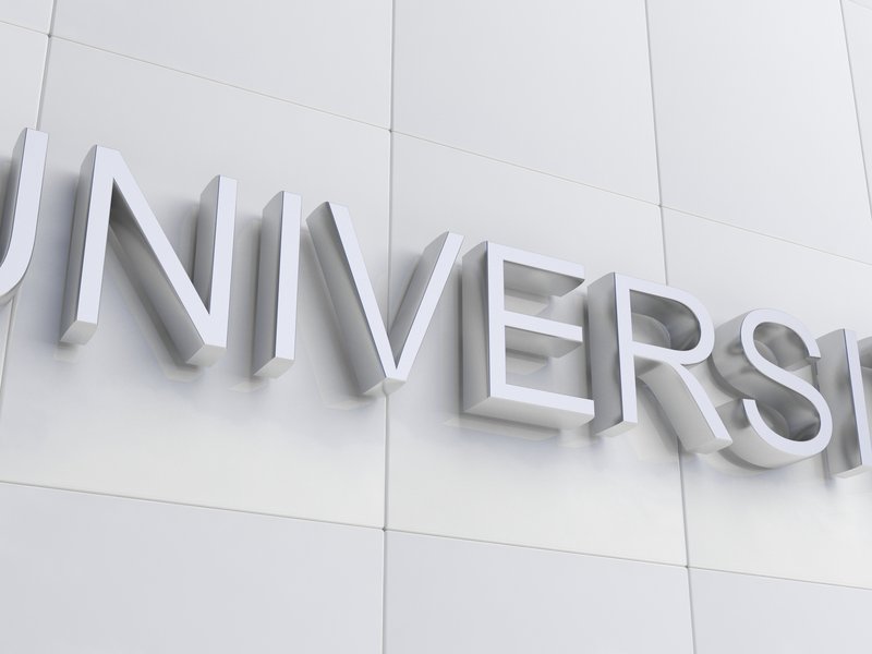 University sign