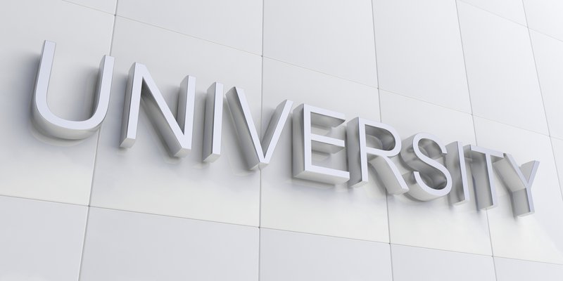 University sign