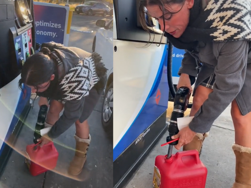 WATCH: What would you do if someone stole the petrol you just purchased?