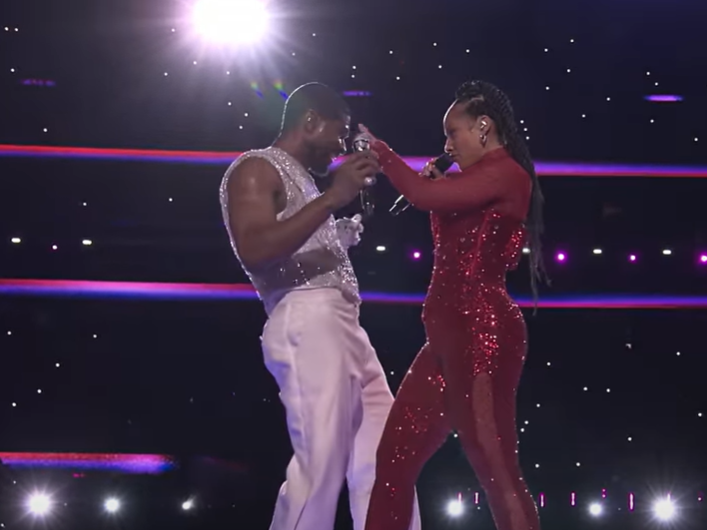 Usher and Alicia Keys YouTube screenshot