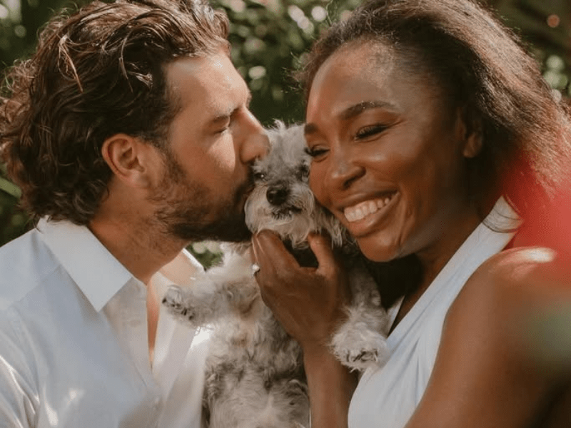 Venus Williams and Andrea Preti engagement photoshoot