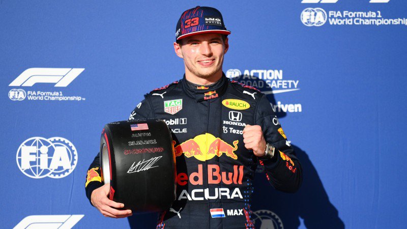 Max Verstappen US Grand Prix 2021 pole