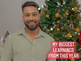 Vic Naidoo shares three things he learnt this year with his ECR Fam...