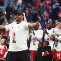 Bayern Munich coach Vincent Kompany celebrates 2026 Bundesliga title