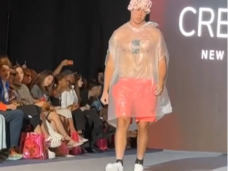Fashion shows have become more and more bizarre as designers find creative ways to showcase their designs.