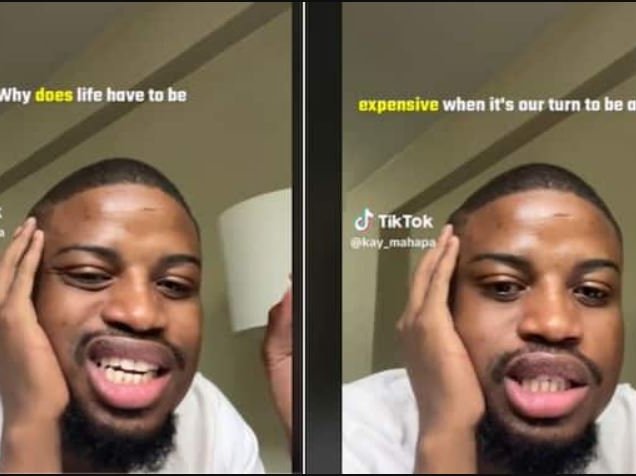 A young man vented about the expenses of being an adult in South Africa.