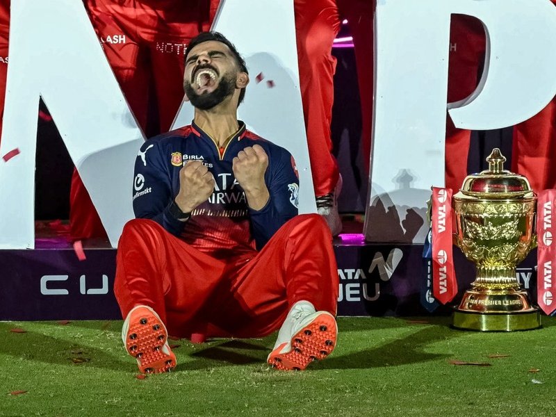 Virat Kohli wins IPL with Royal Challengers Bangalore
