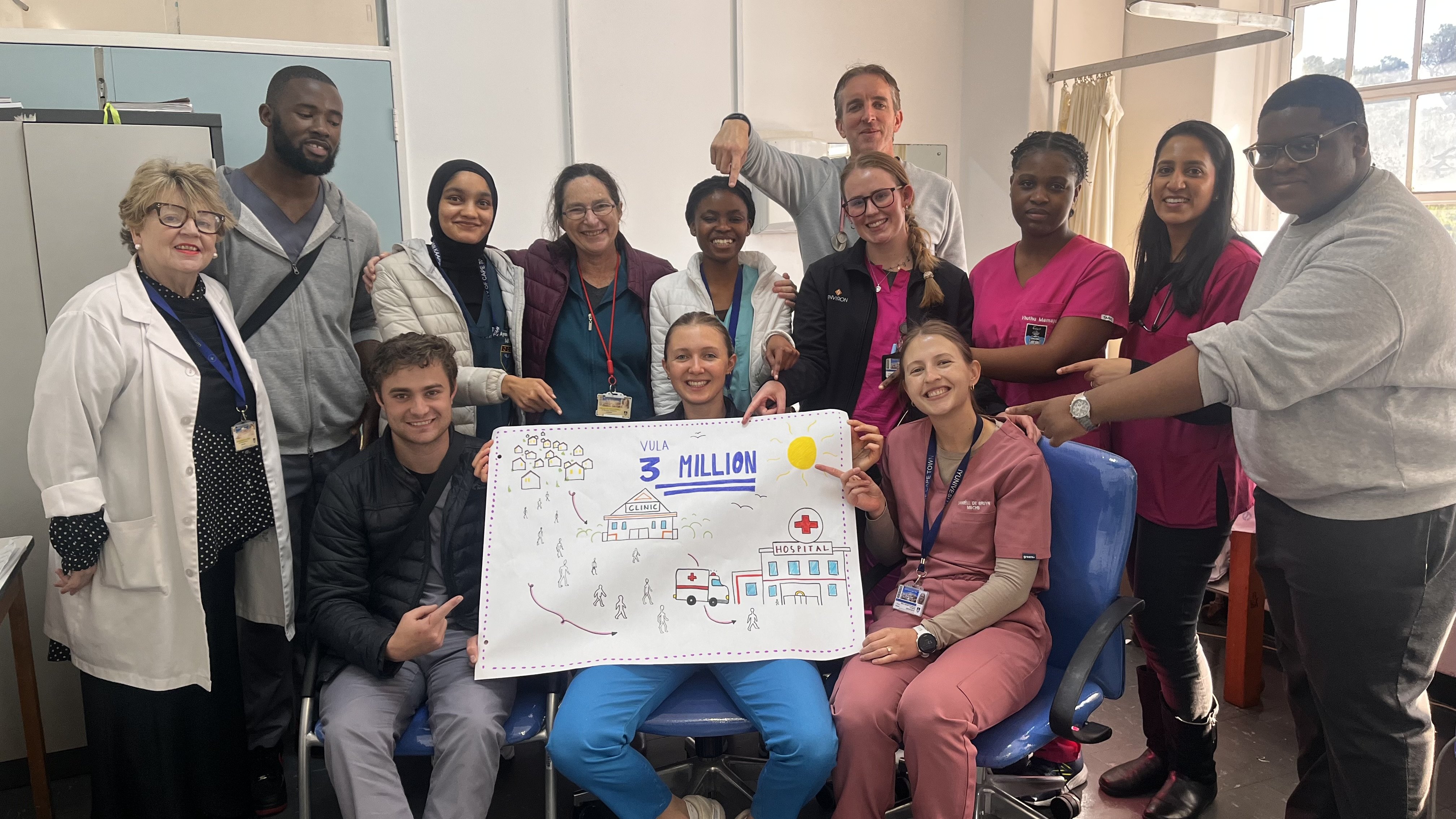 Vula User celebrating 3million patient referrals